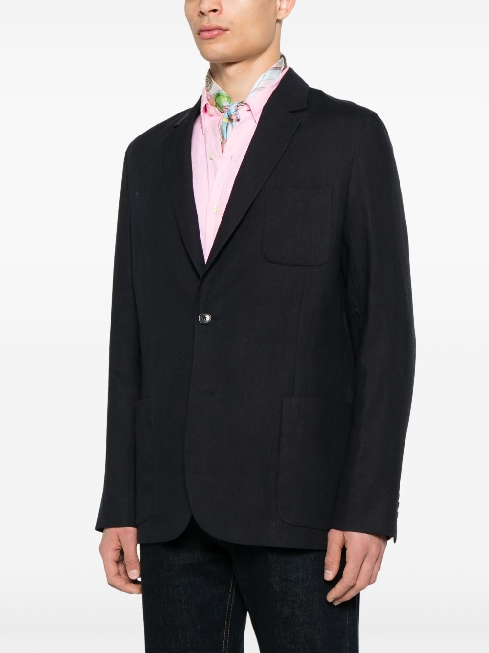 linen unlined blazer - 3