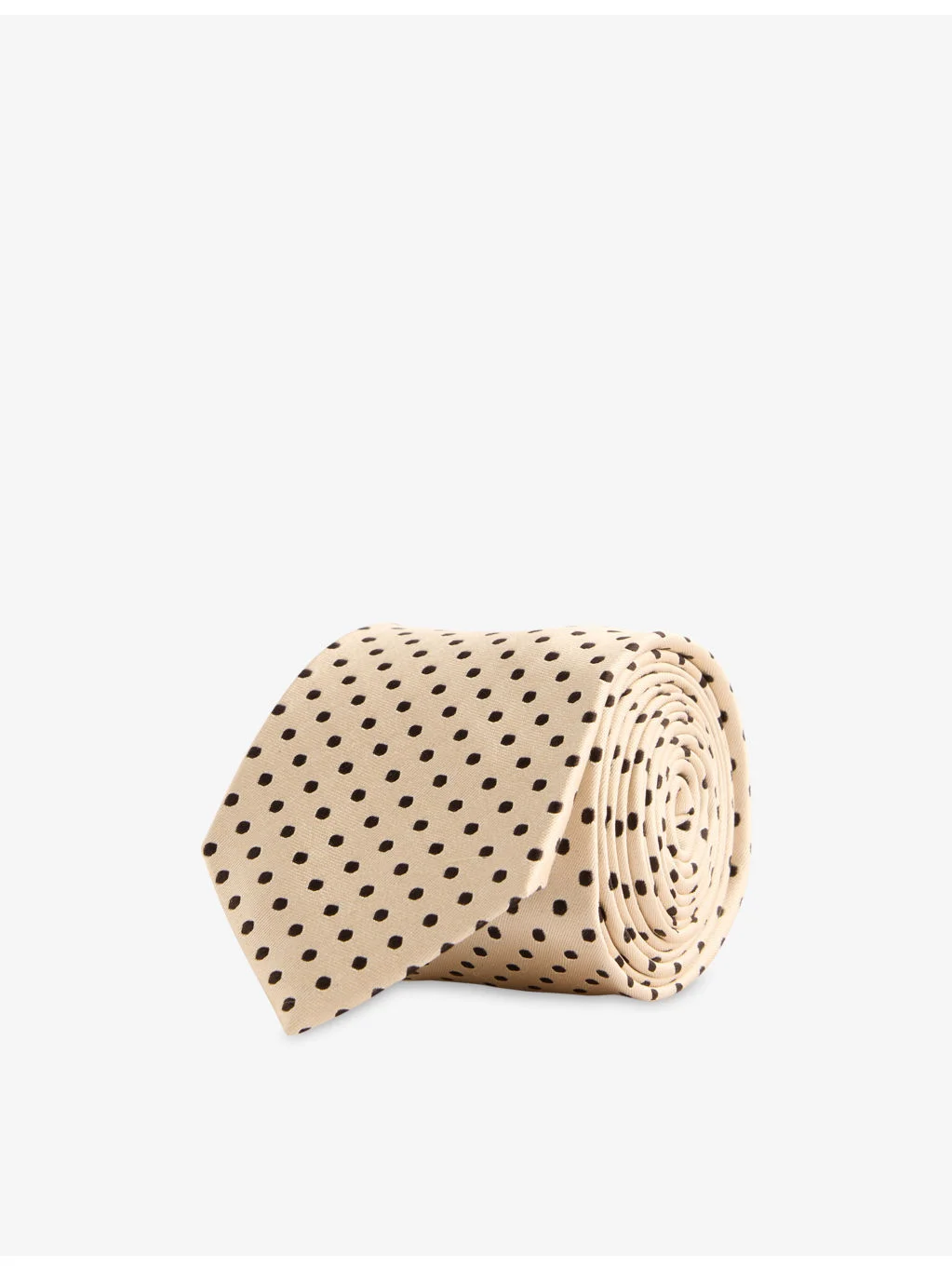 Dot-Print Silk Tie - 1