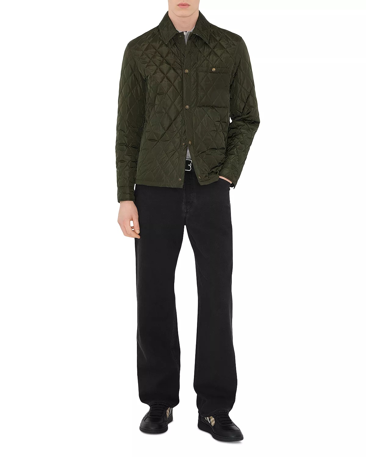 Men's Terrace Check Low Top Sneakers - 2