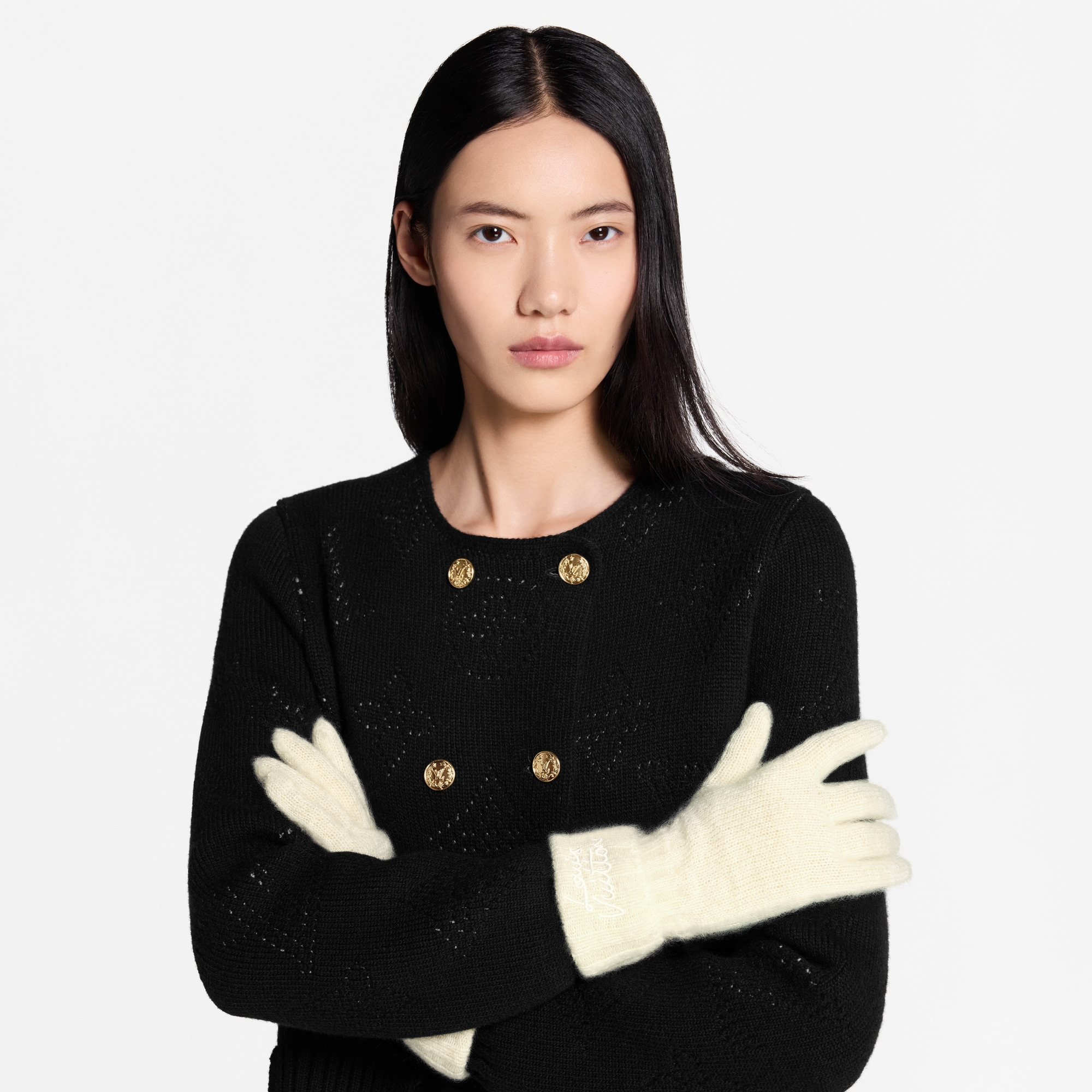 LV Script Gloves - 3