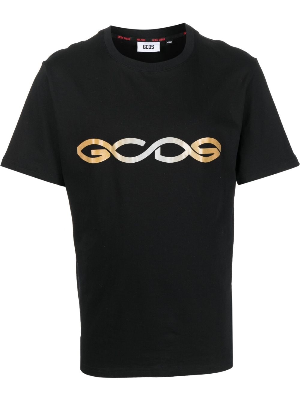 logo-print cotton T-shirt - 1
