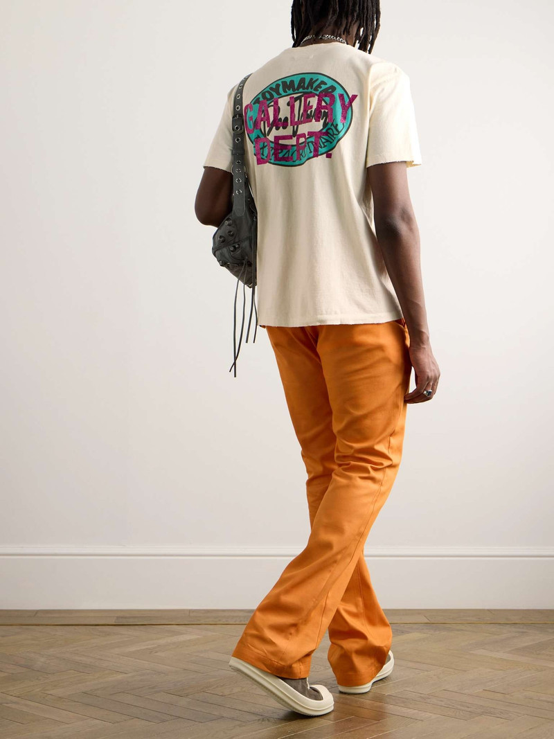 GALLERY DEPT. Dead Batteries Printed Cotton-Jersey T-Shirt outlook