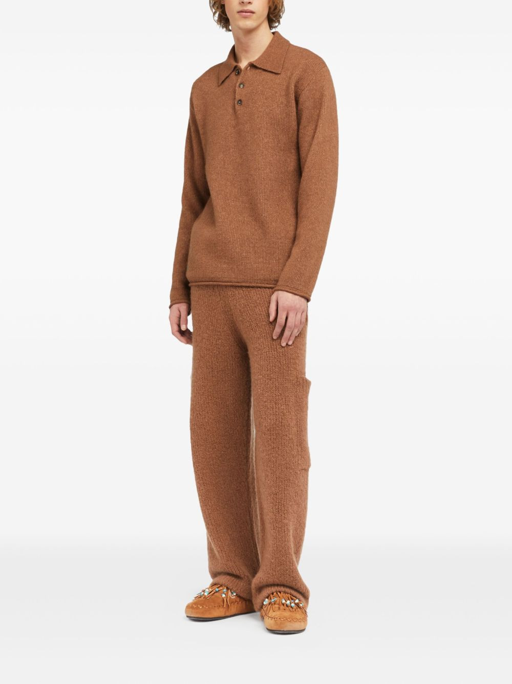 cashmere blend polo shirt - 3