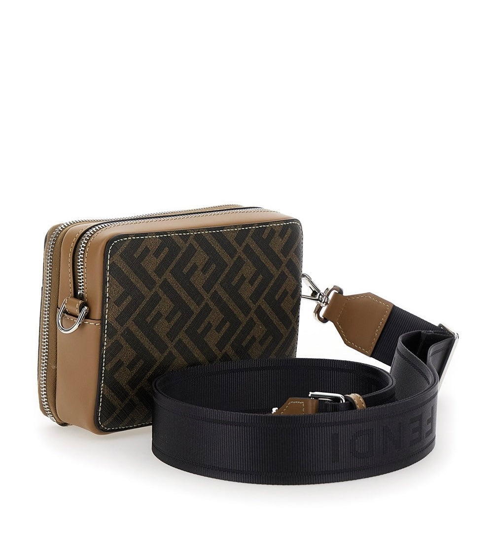 FENDI Fendi Squared FF Camera Case leather bag