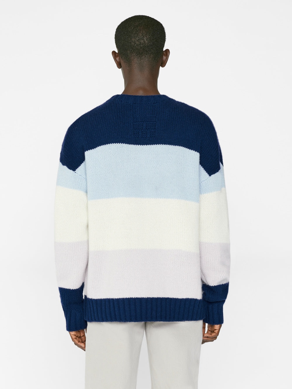 Bold Stripe Sweater in Ink Blue Multi - 6