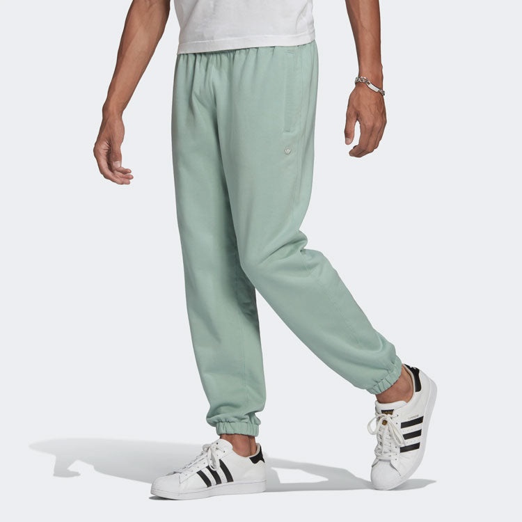 adidas originals Casual Loose Bundle Feet Elastic Waistband Sports Pants Green GN3368 - 3