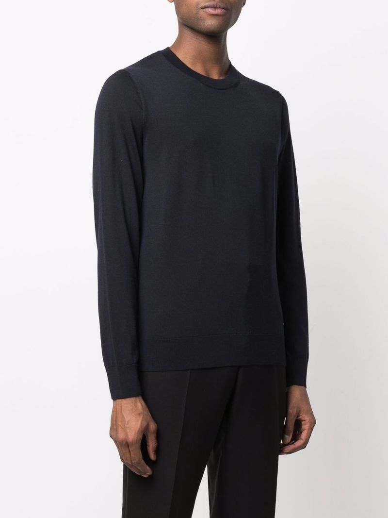 crew-neck wool jumper - 3