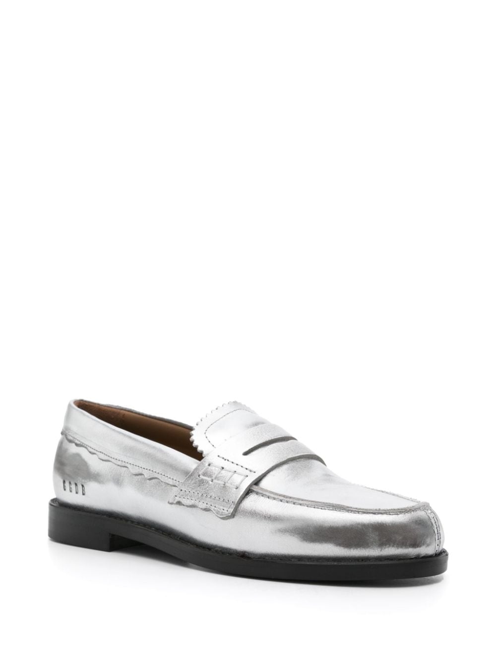 Jerry metallic leather loafers - 2