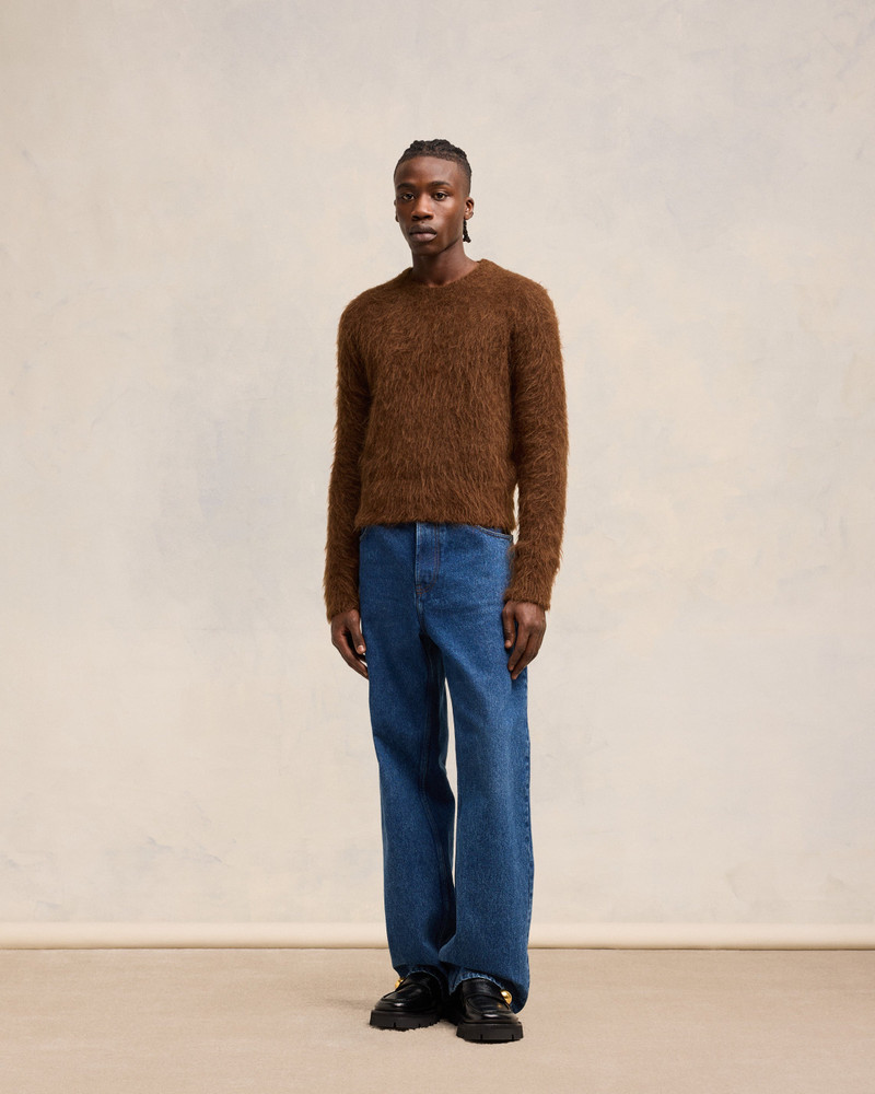 AMI Paris ALPACA MOHAIR BRUSHED SWEATER outlook