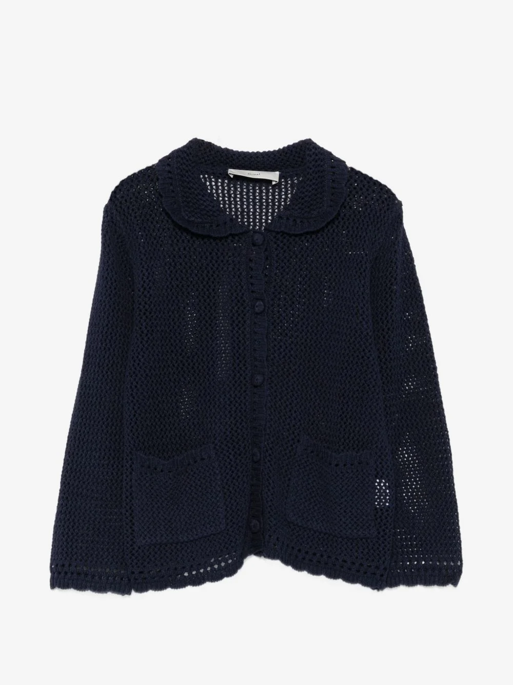 crochet-knit cardigan - 1