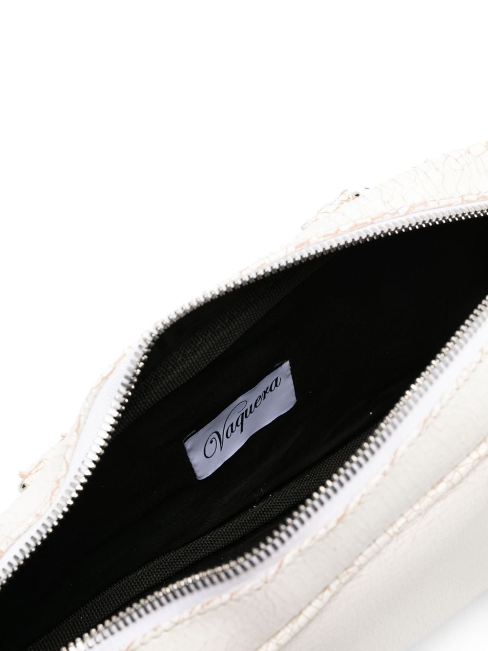 Violin distressed leather tote bag - 5