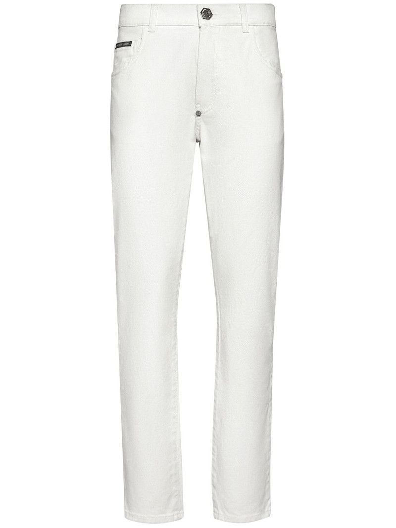 straight-leg denim trousers 1