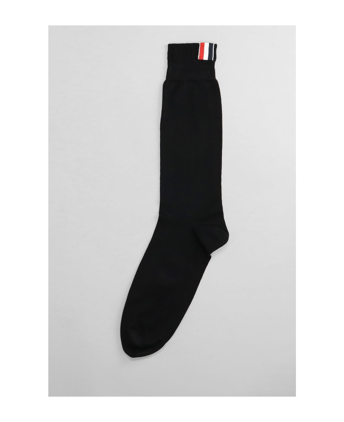 Socks In Black Cotton - 3
