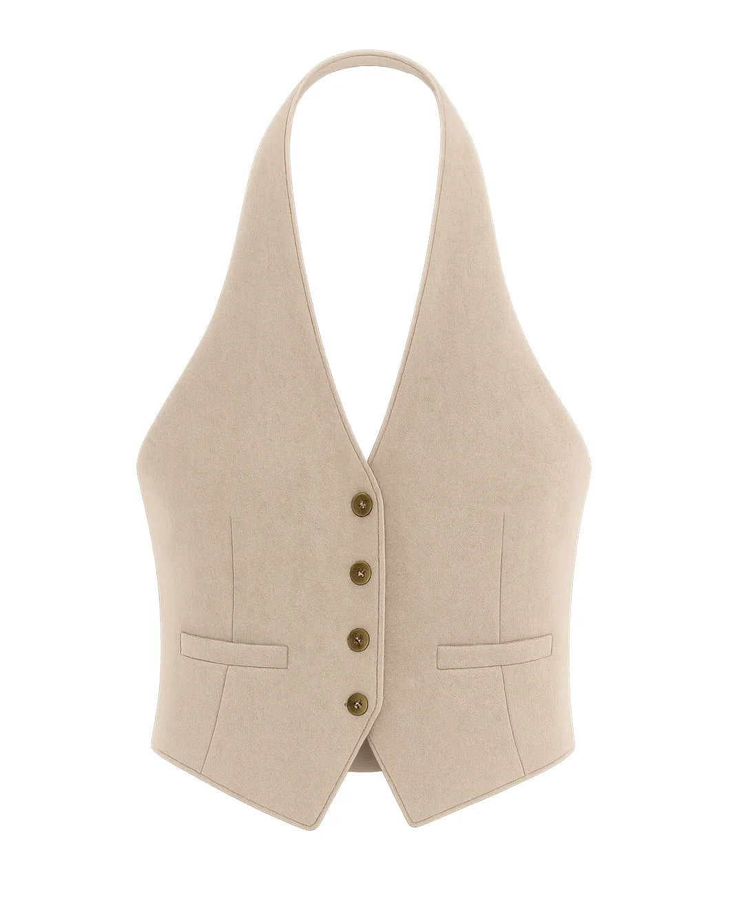 TAILORED HALTER VEST - 1