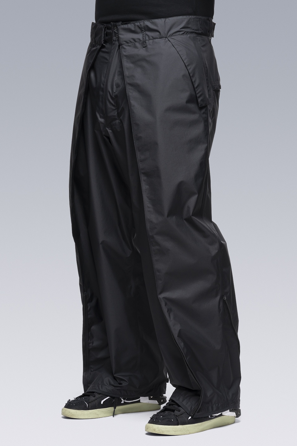 P45-GTPL 2L Gore-Tex Paclite Plus Single Pleat Trouser Black - 12