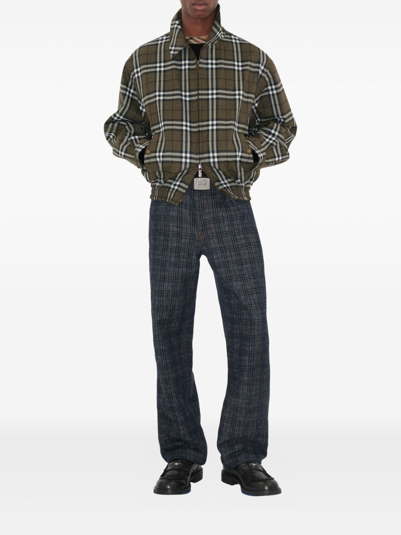 Burberry plaid jacket outlook