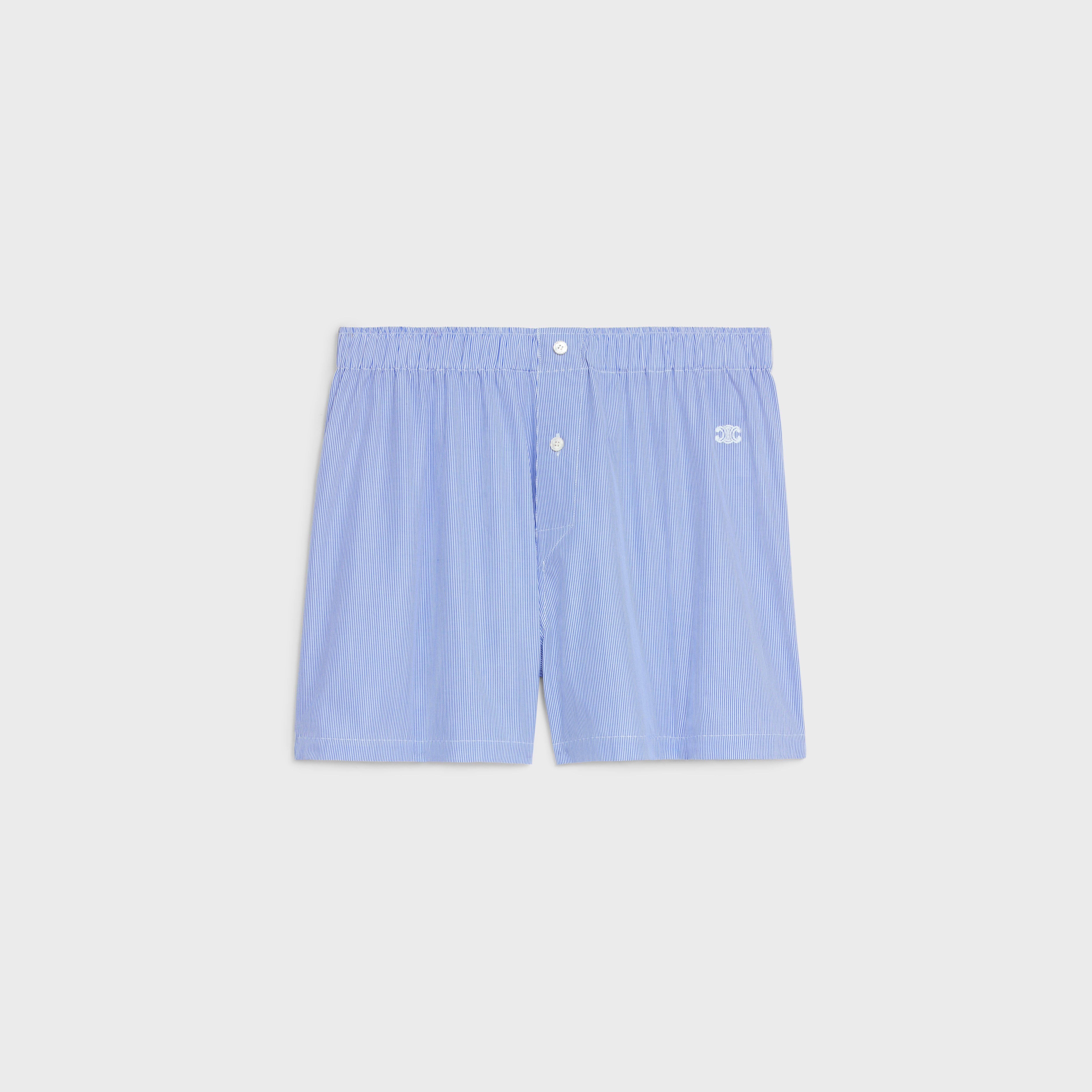 Boxer briefs in striped Poplin - 1