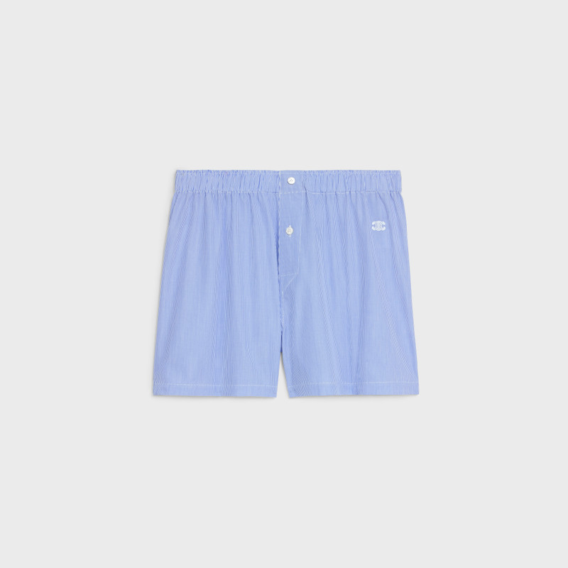 Boxer briefs in striped Poplin 1