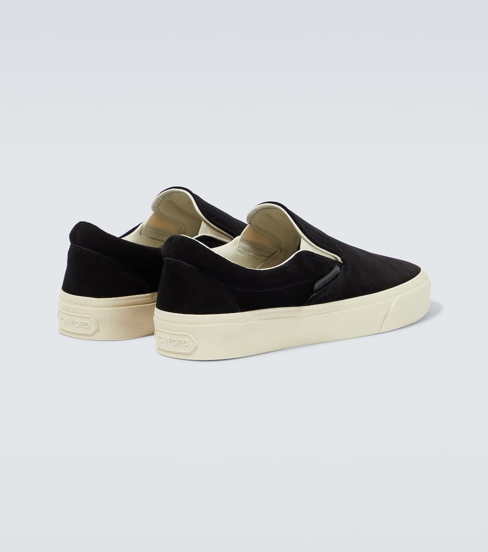 Suede slip-on sneakers - 6