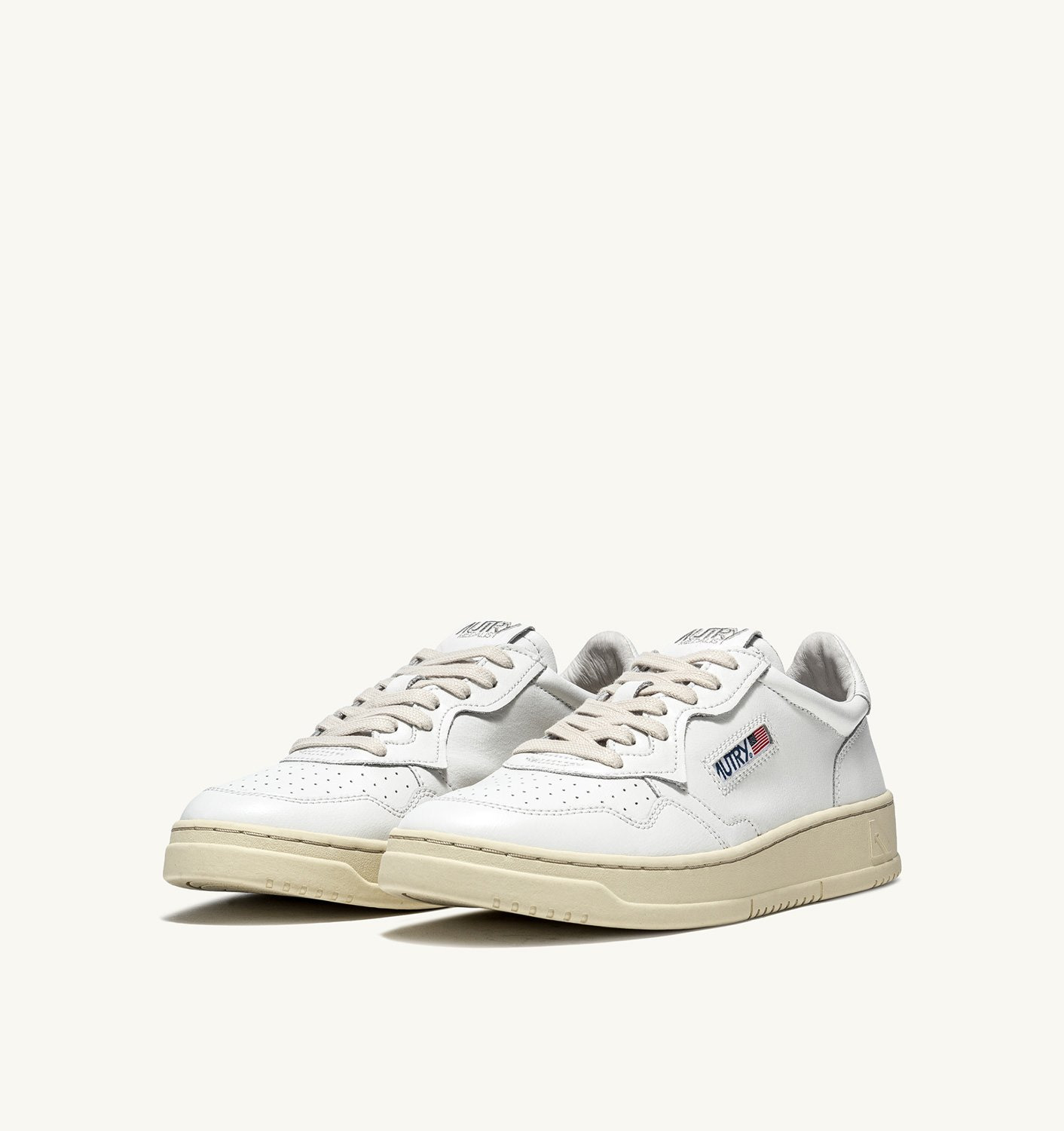 MEDALIST LOW SNEAKERS IN WHITE LEATHER - 2