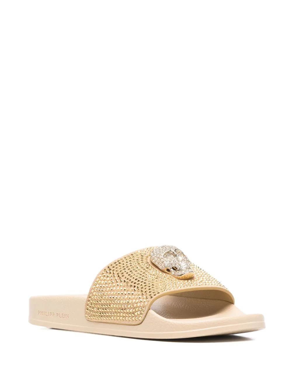 Skull strass pool slides - 2