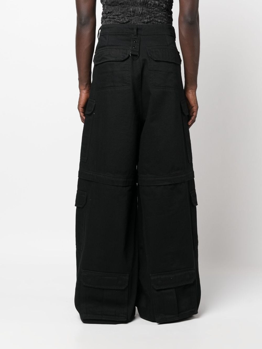 detachable-legs cargo jeans - 5