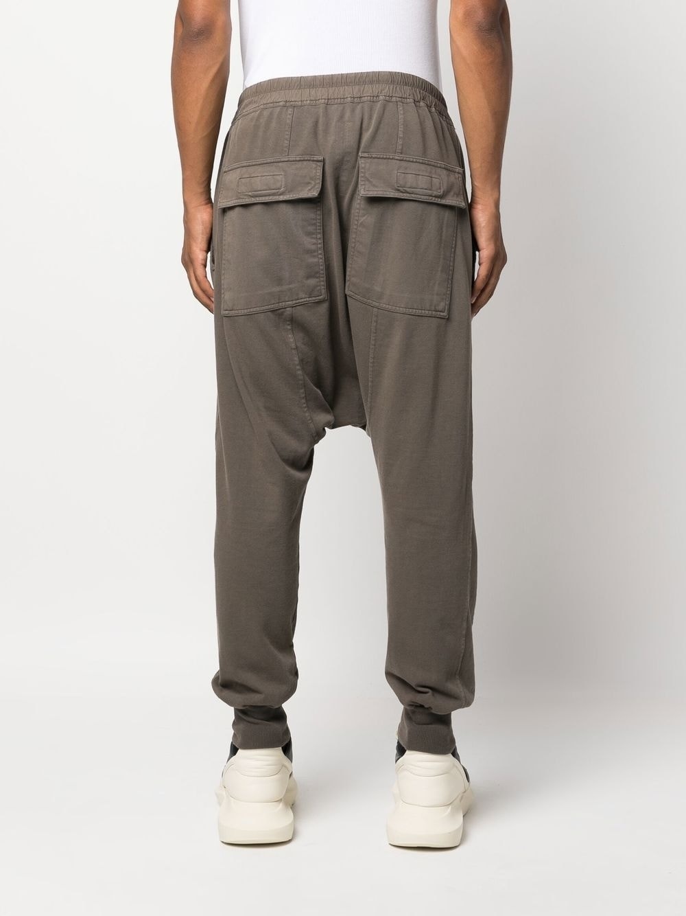 drop-crotch track pants - 4