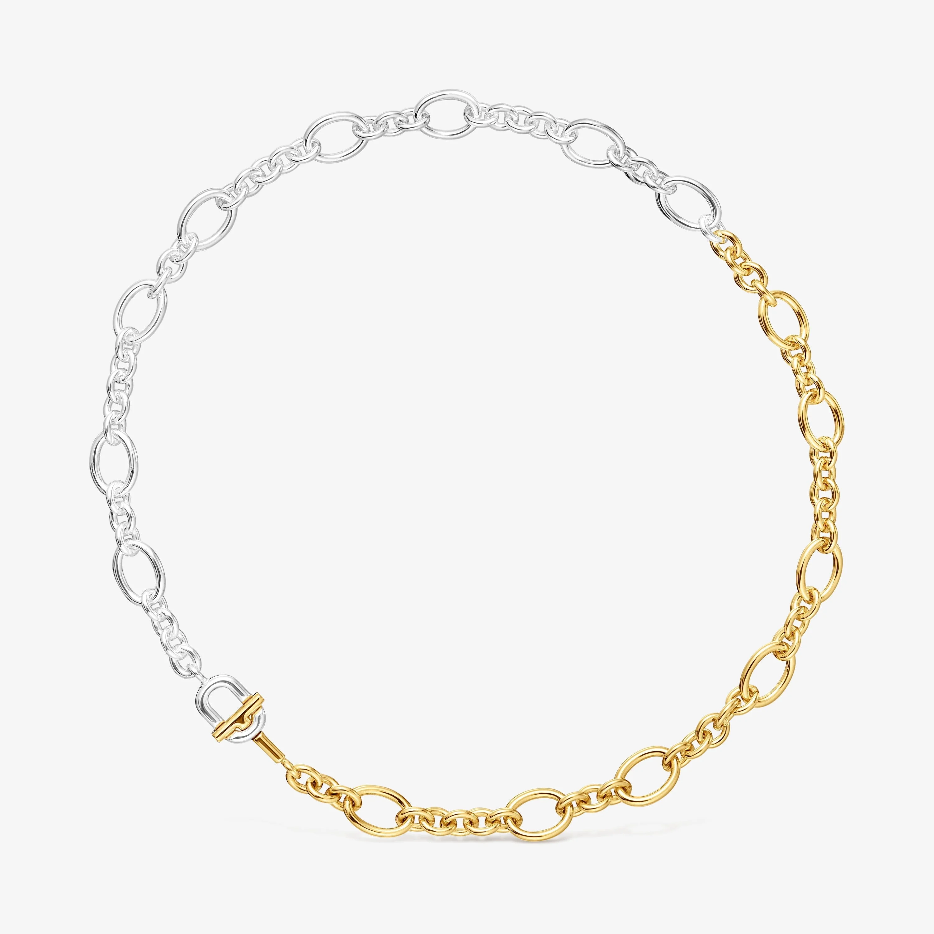 Large two-tone chain Necklace TOUS MANIFESTO - 1