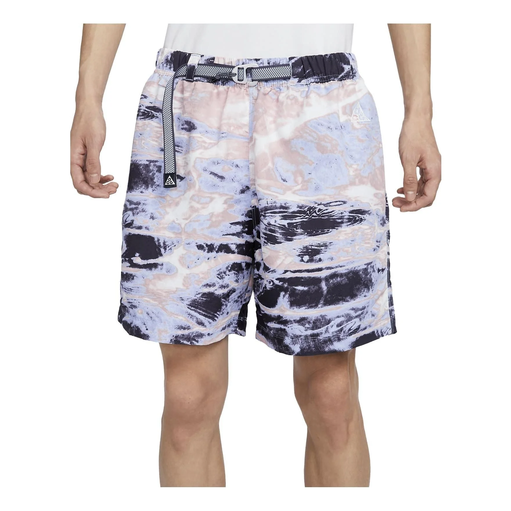 Nike ACG Allover Print Trail Shorts 'Pink Oxford Gridiron Cobalt' FB4199-601 - 1