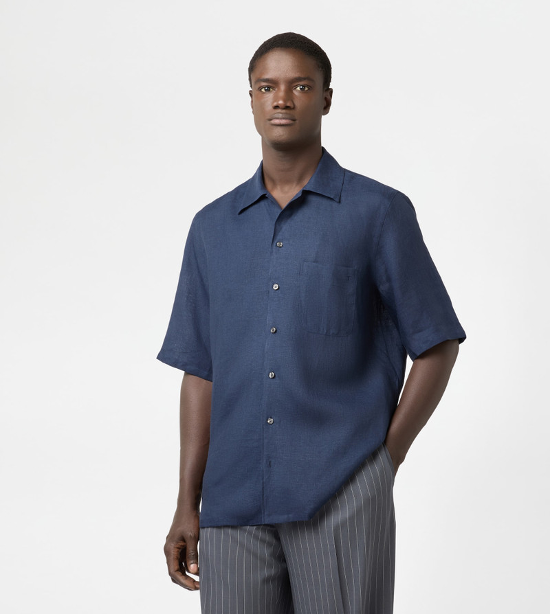 Tod's SHIRT IN LINEN - BLUE outlook