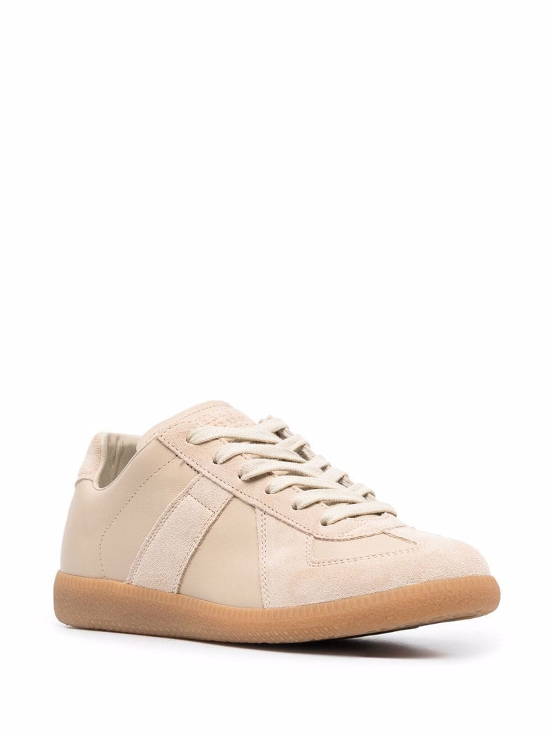 Maison Margiela REPLICA LOW TOP SNEAKERS - LAMB/PAPYRUS outlook