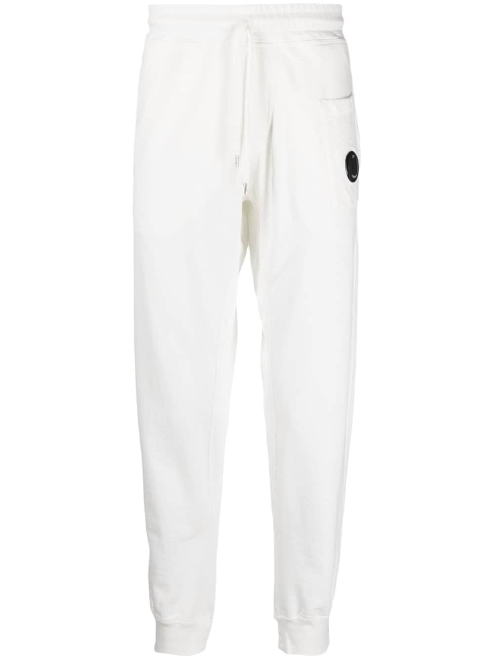 Lens-detail cotton track pants - 1