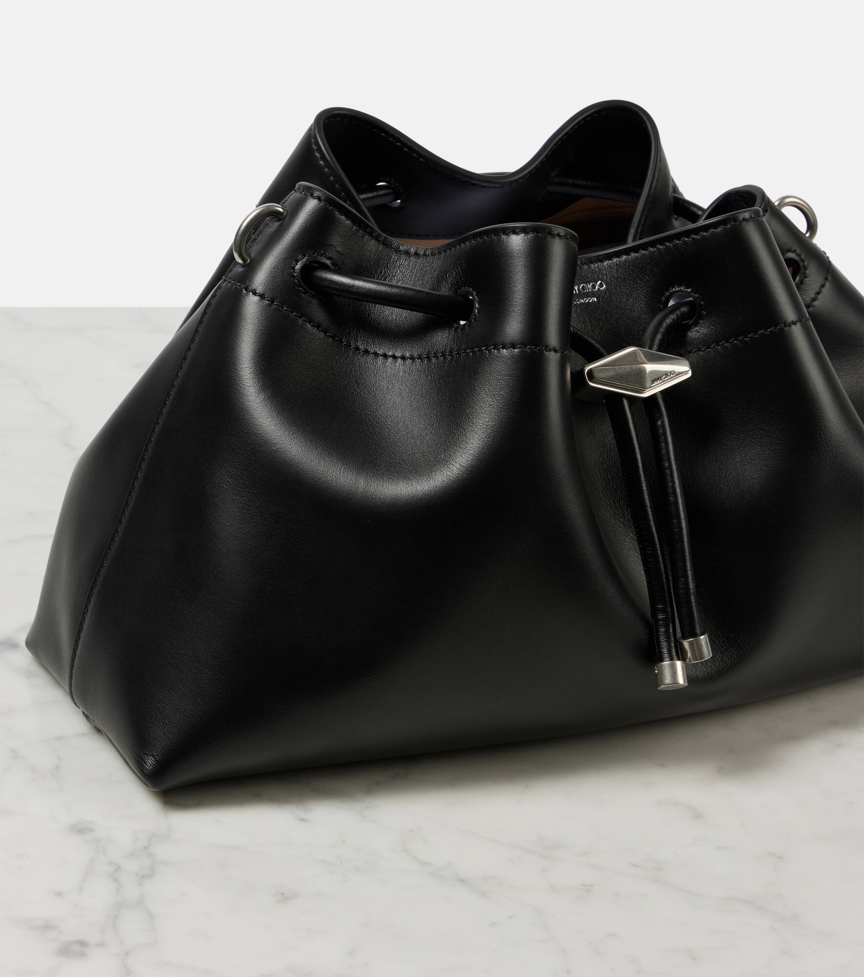 Bon Bon leather bucket bag - 7