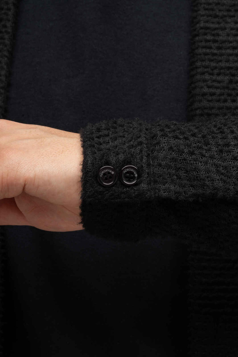 J89-AD Lofted Knit Fiber Modular Liner Jacket Black 17