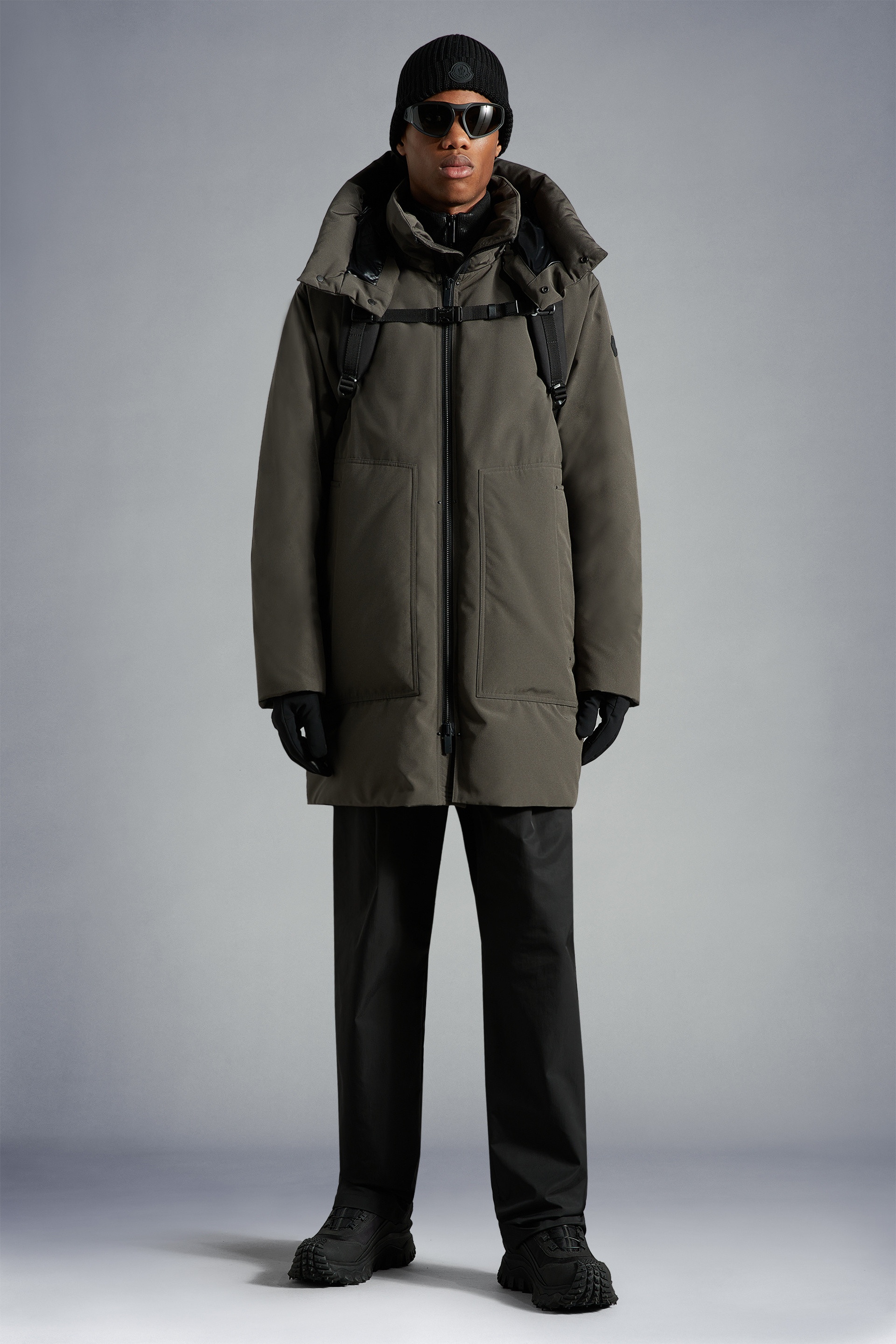 Moncler Oshima Long Down Jacket | REVERSIBLE