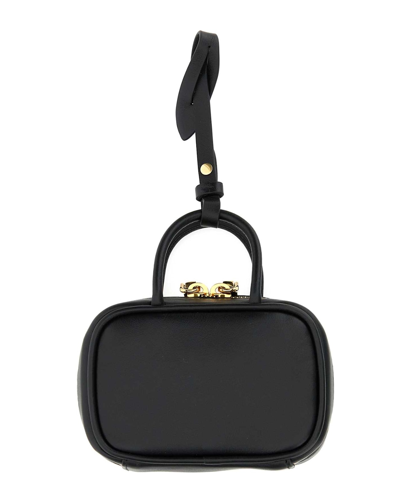 Black Leather Beau Keyring Necessaire - 2
