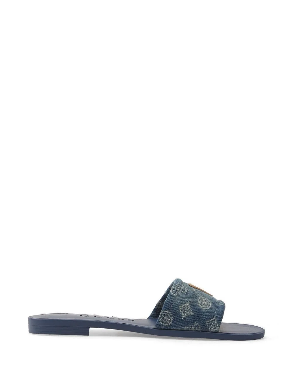 Elysone monogram-print logo-patch sandals - 1