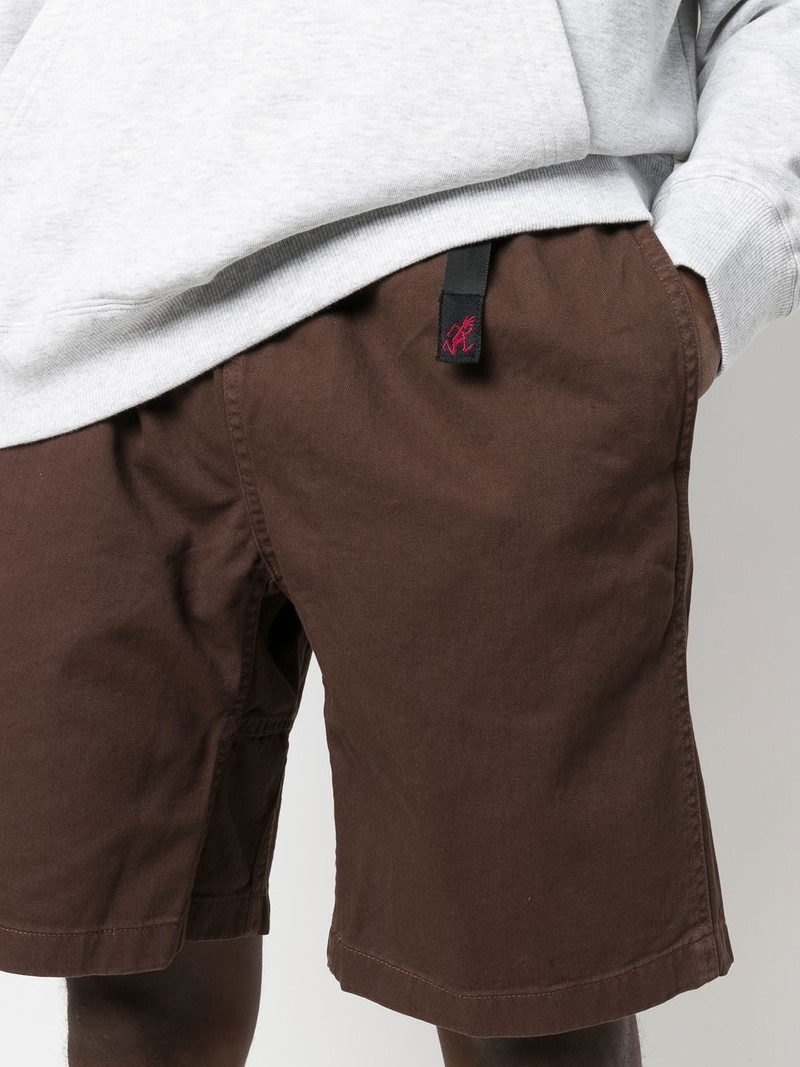 buckle-fastening waistband shorts 5