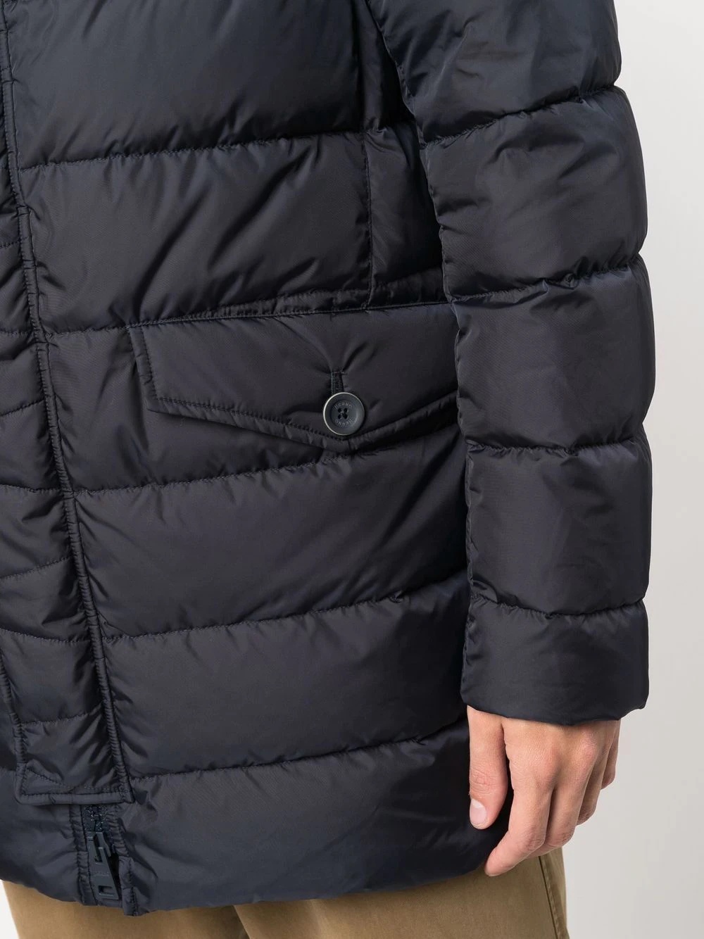 quilted down padded coat - 5