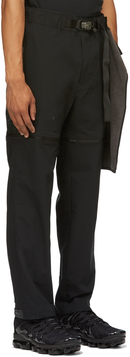 Black MMW Edition Convertible  3-in-1 Lounge Pants - 2