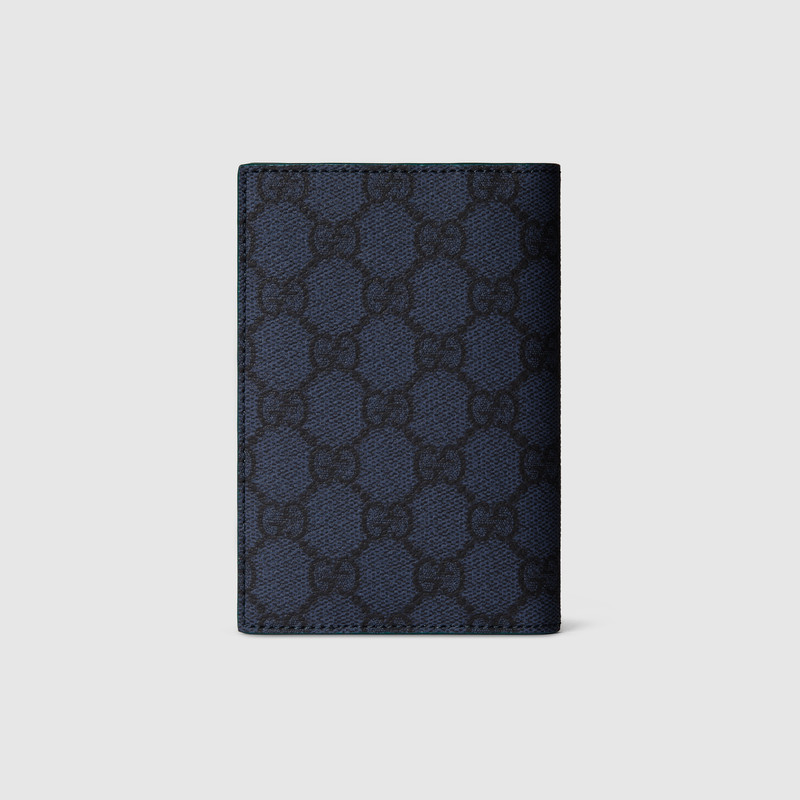 Green interior GG passport case 4