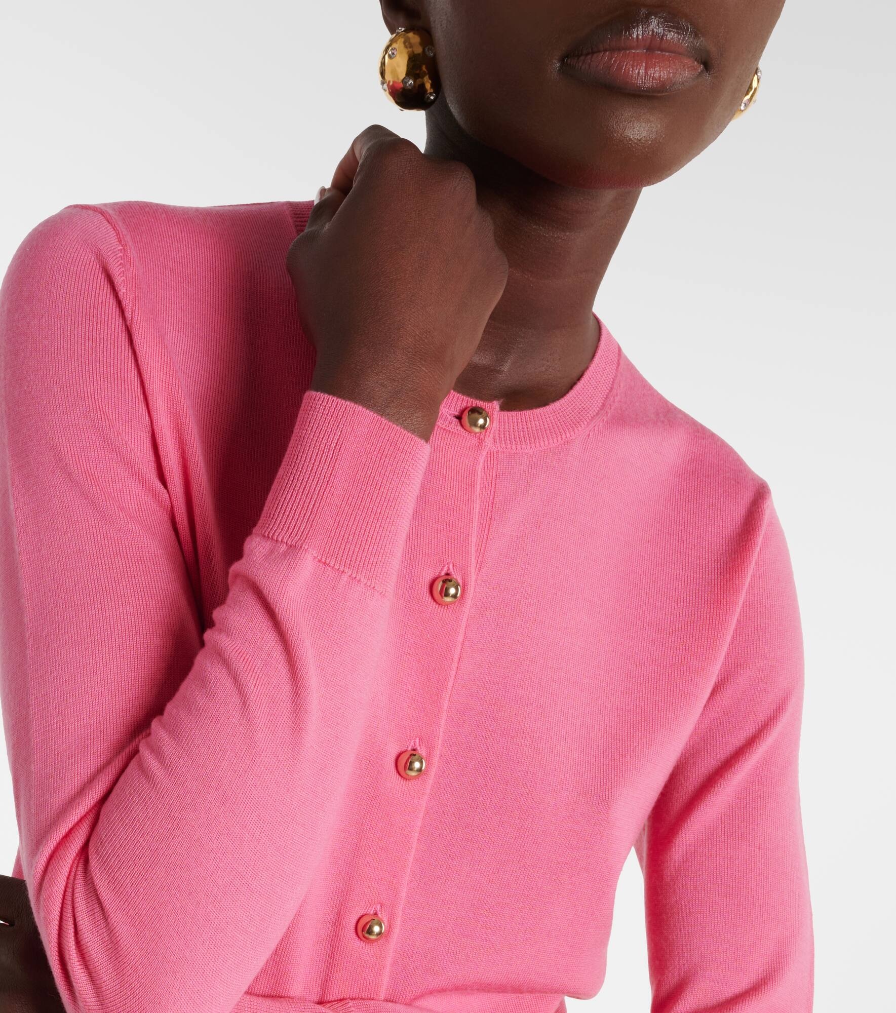 Virgin wool cardigan - 5