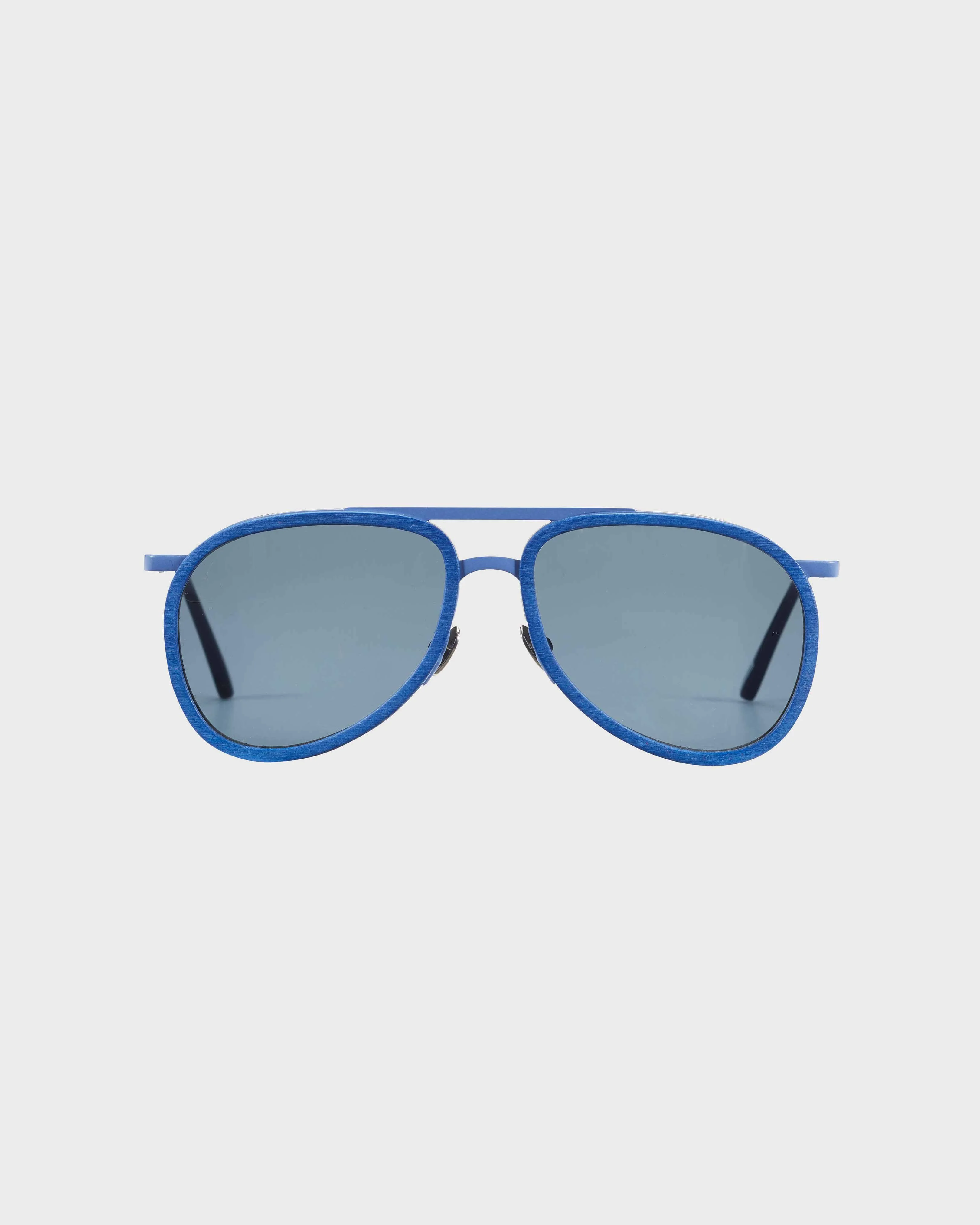 Unisex Wood Sunglasses Solid - VBQ x Shelter - 1