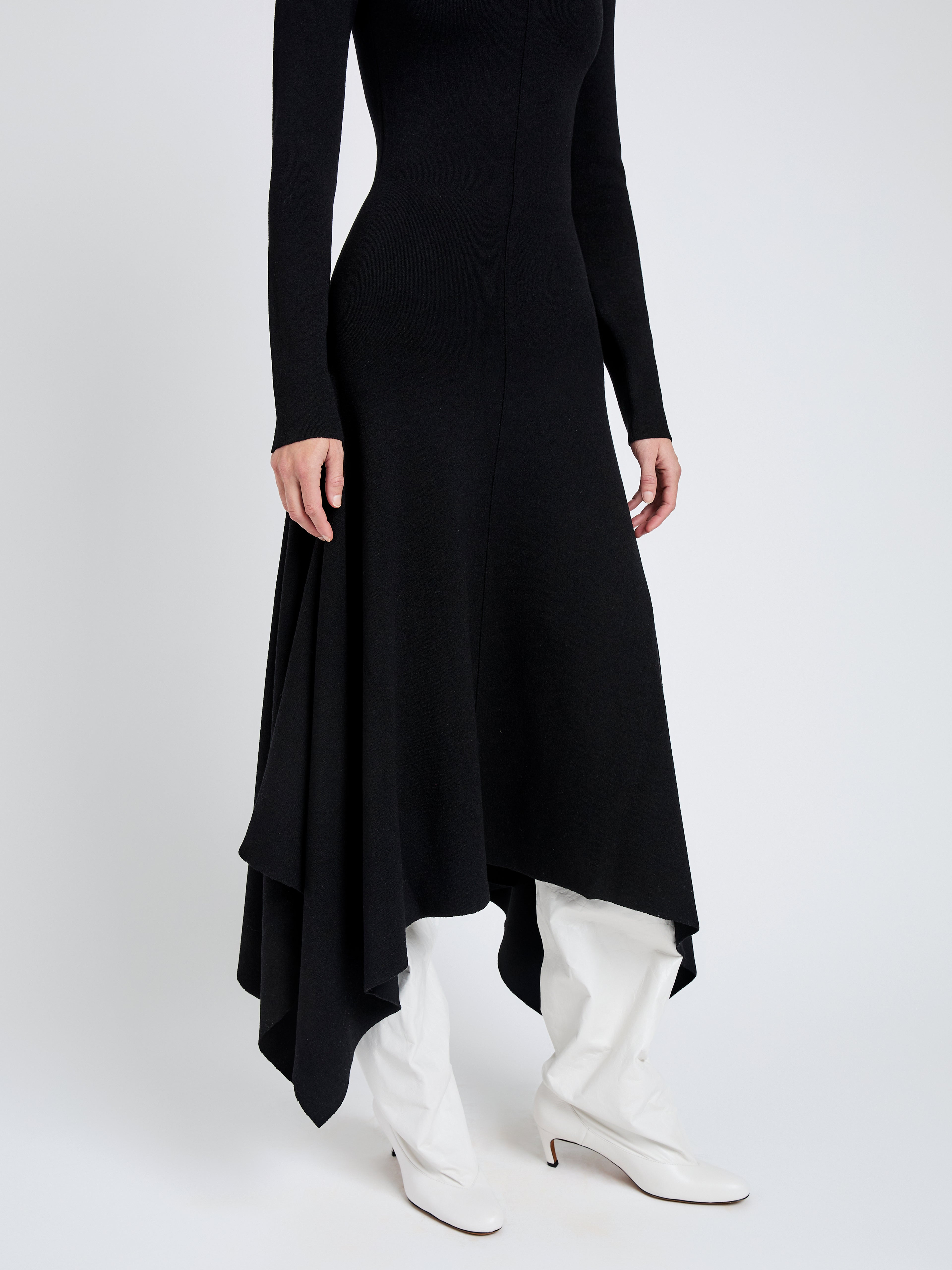 Romi Dress in Textured Sculpted Viscose - 5