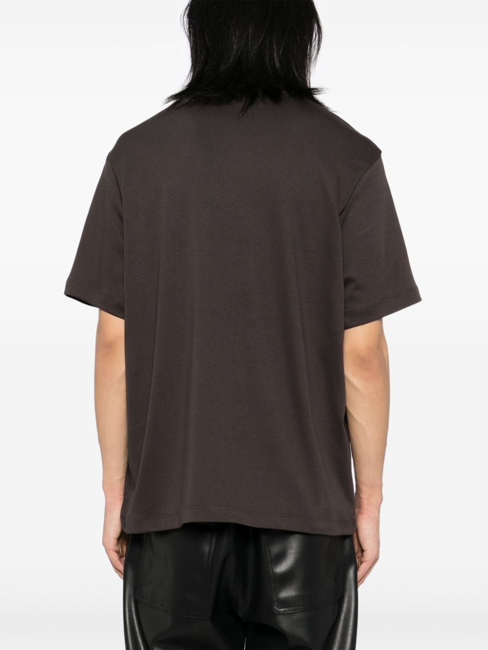 logo-embroidered T-shirt - 3