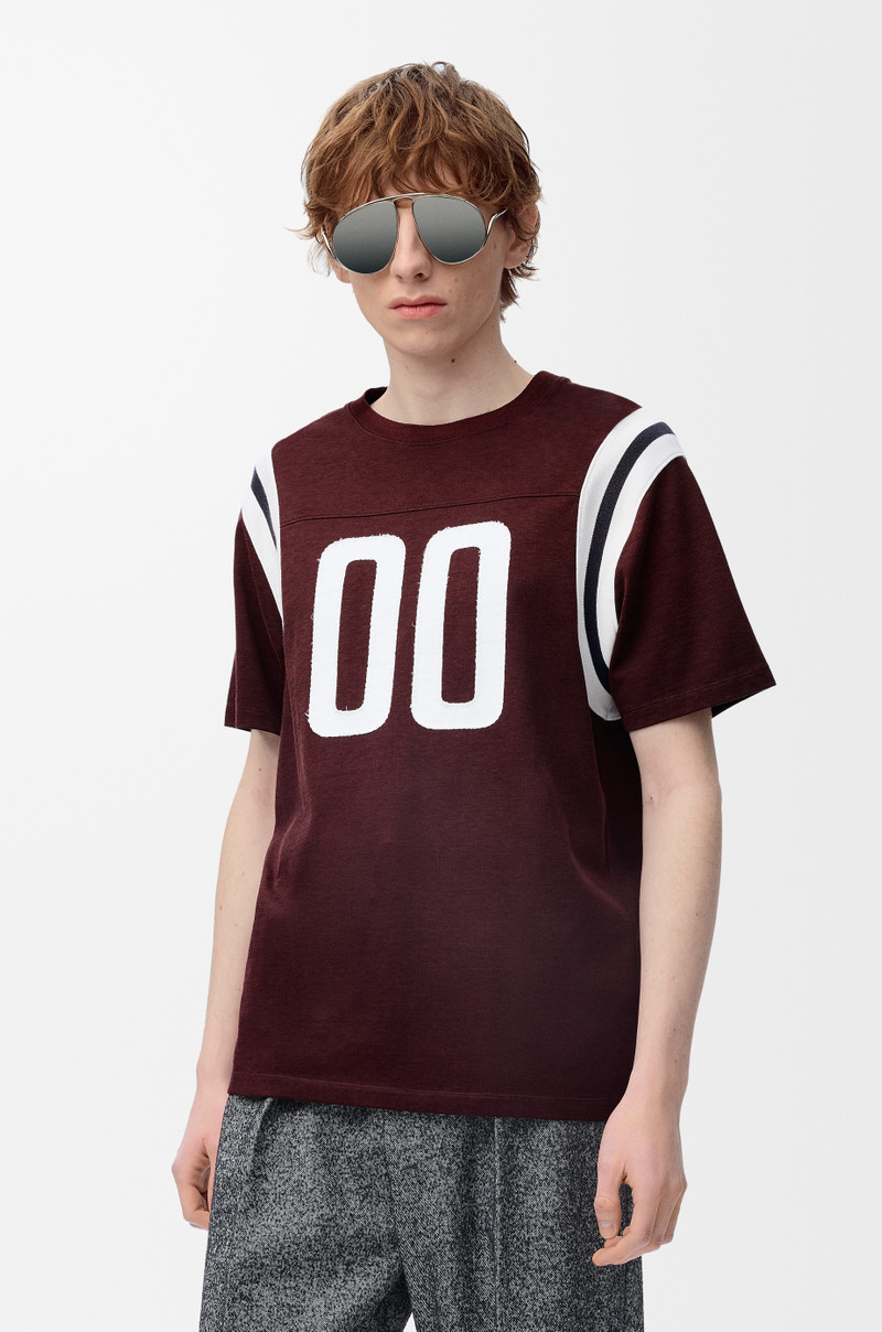 Regular fit T-shirt in cotton and viscose 3