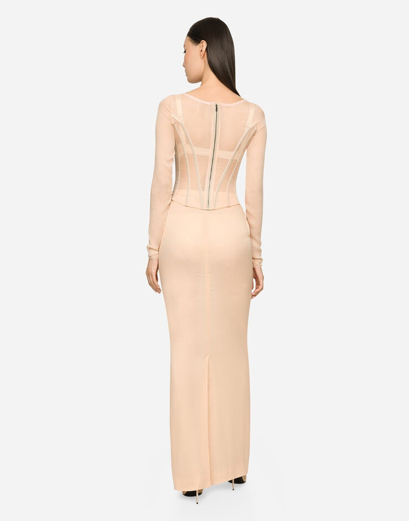 Long georgette skirt 3