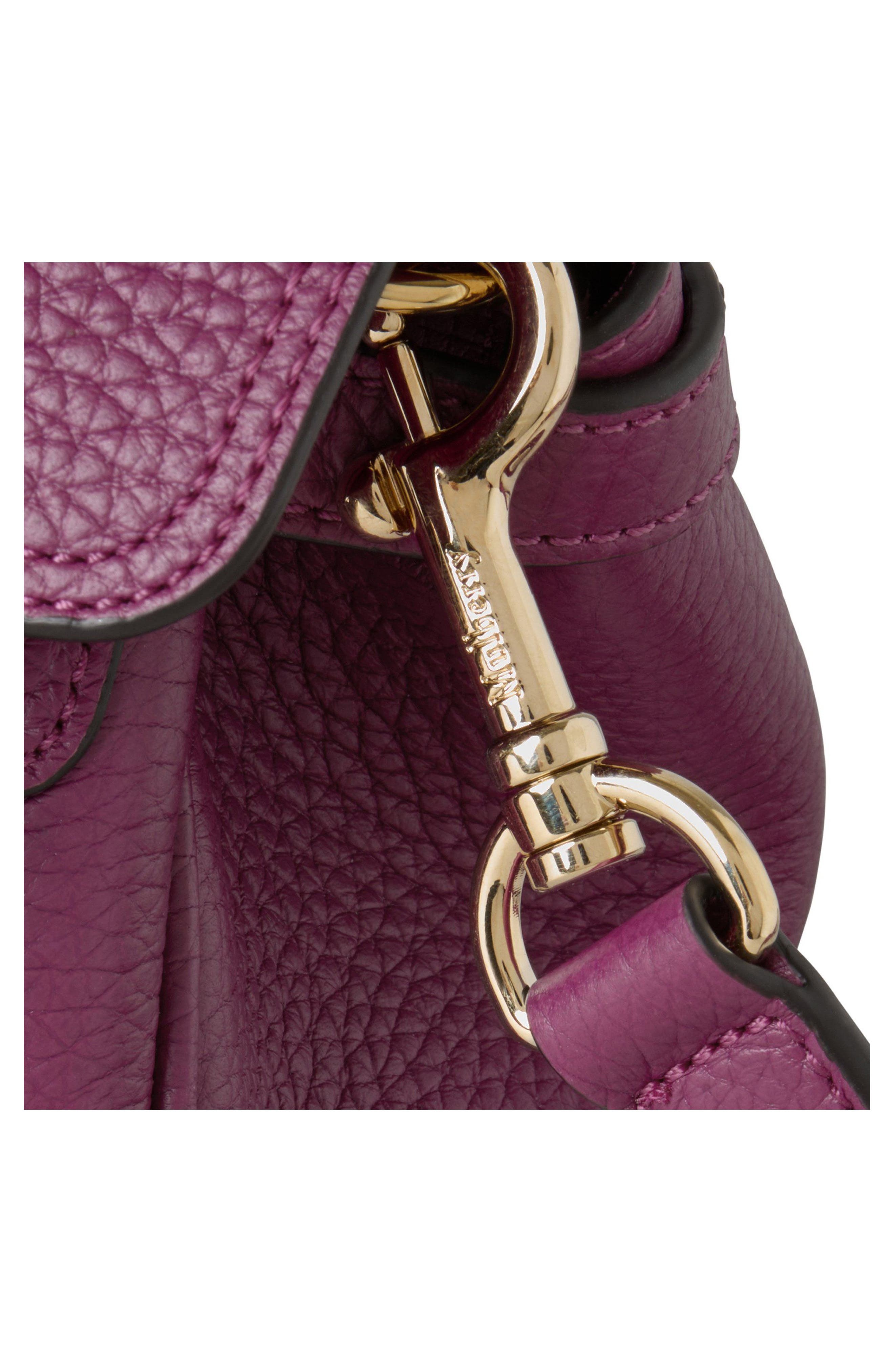 Mulberry Mini Alexa Leather Satchel in Orchid Bloom at Nordstrom - 6