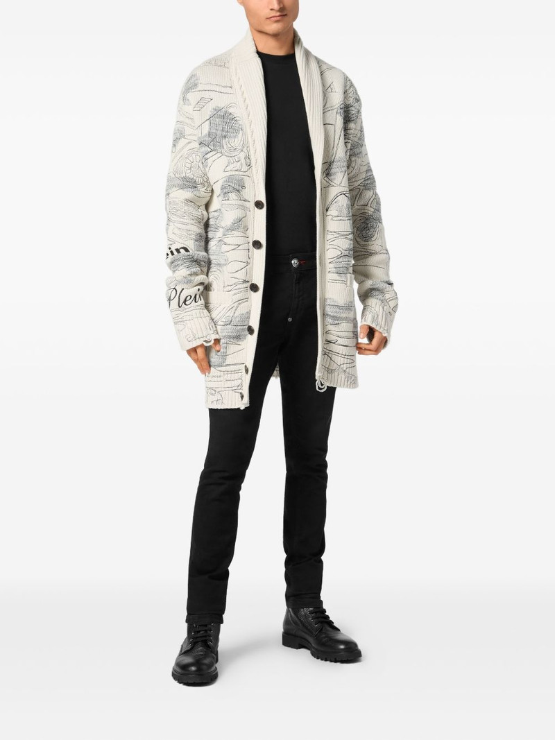 PHILIPP PLEIN Cars Racing cardigan outlook