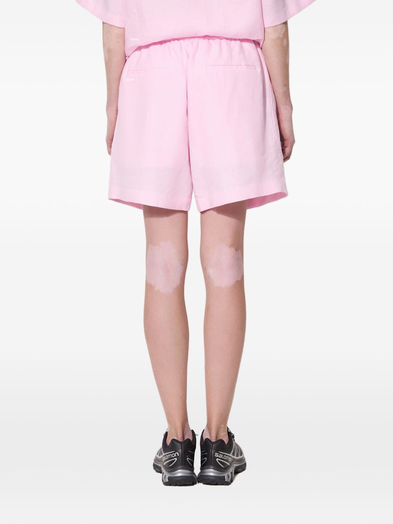 elastic-waist shorts 4